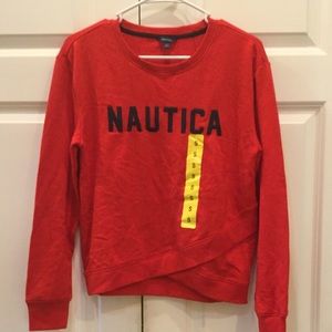 Nautica Bright Red Sweatshirt